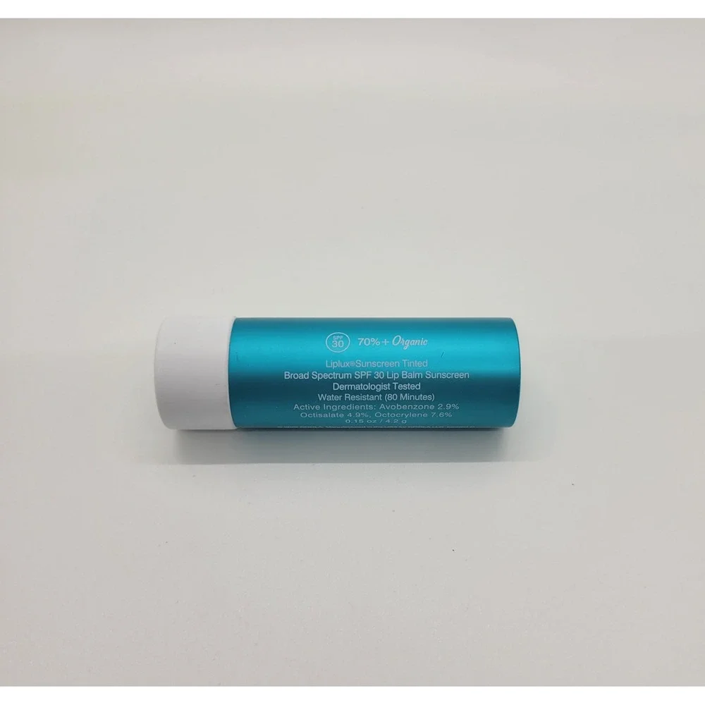 COOLA Classic Tinted Liplux Lip Balm SPF 30 0.15 oz New in Box Exp 10/25 Vegan